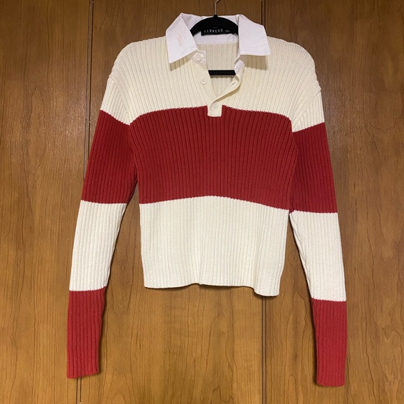 Lioness Prince Colorblock Cotton Rugby Sweater - Picture 2 of 4